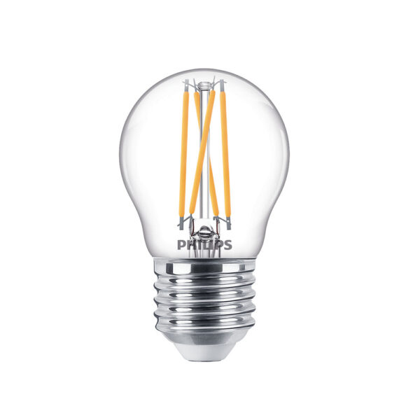 Philips E27 LED WarmGlow Filament Ball Bulb 3.4W (40W) (LPH02545) (PHILPH02545)