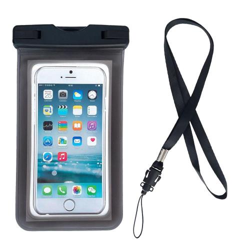 Waterproof Case inos for Smartphones up to 6.7'' Clear Black
