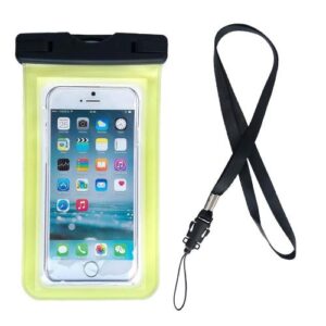 Waterproof Case inos for Smartphones up to 6.7'' Clear Yellow