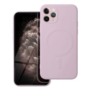 Silicone Mag Cover case compatible with MagSafe for IPHONE 11 PRO pink