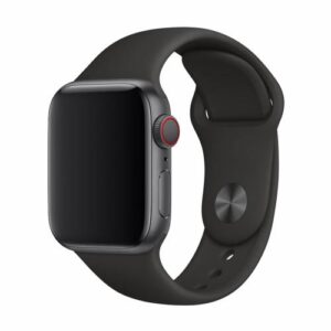 Strap Devia Sport Band Apple Watch 4/ 5/ 6/ 7/ SE (38mm/ 40mm/ 41mm) Deluxe Series Black