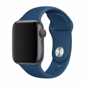 Strap Devia Sport Band Apple Watch 4/ 5/ 6/ 7/ SE (42mm/ 44mm/ 45mm) Deluxe Series Blue Horizon