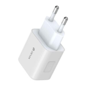 Travel Fast Charger Devia EA307 with Single Output USB C PD 30W Smart Series White