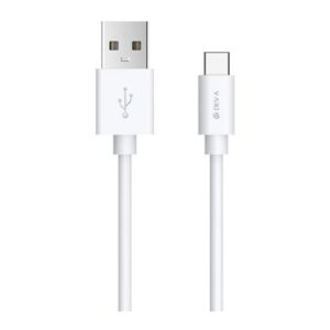 USB 2.0 Cable Devia EC066 USB A to USB C 2m Smart Series White