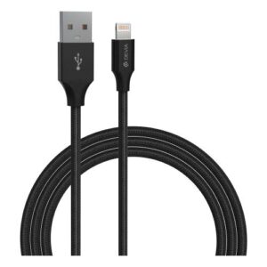 USB 2.0 Cable Devia EC412 Braided USB A to Lightning 2m Gracious Series Black