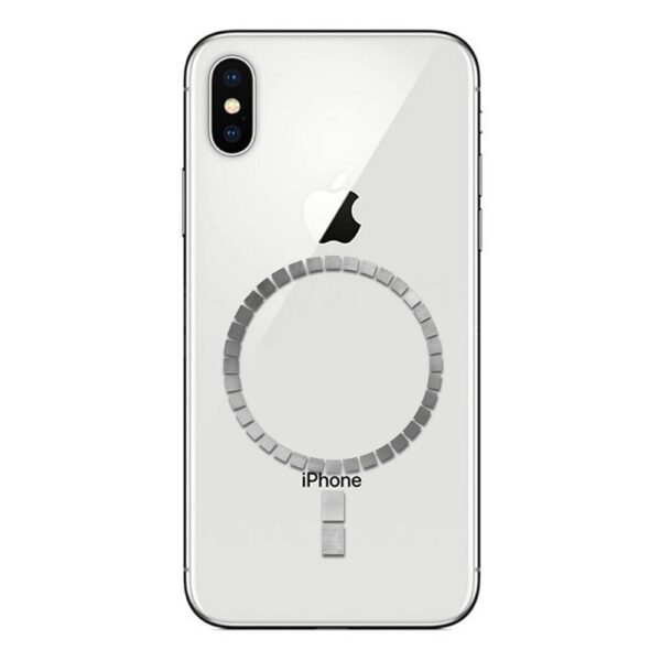 Universal round plate / magnet ring compatible with MagSafe and with stabilization
