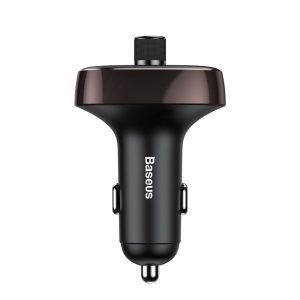 BASEUS transmiter T typed S-09 wireless MP3 car charger Coffe CCALL-TM12