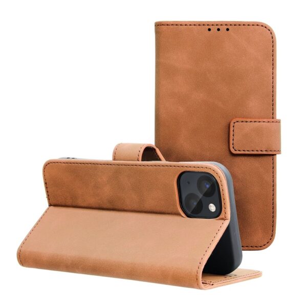 TENDER Book Case for IPHONE 14 brown