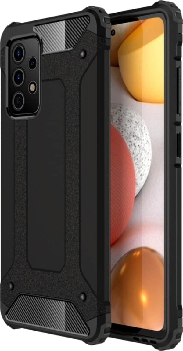 Hybrid Armor Case Tough Rugged Cover for Samsung Galaxy A72 4G - black (9111201925915) Hybrid Armor Case Tough Rugged Cover for Samsung Galaxy A72 4G black 1
