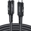 ACEFAST cable Type C to Type C 5A PD100W LCD C4-03 2m black