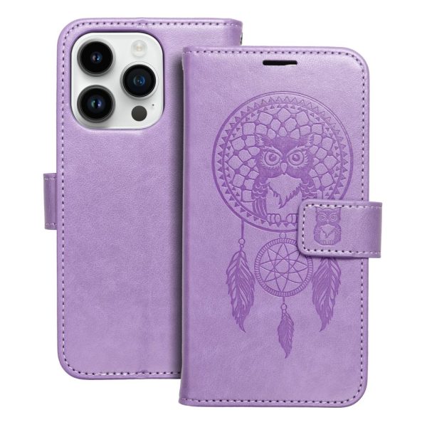 MEZZO Book case for IPHONE 14 Pro dreamcatcher purple