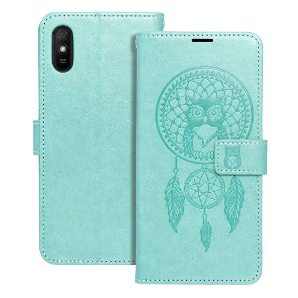 MEZZO Book case for XIAOMI Redmi 9AT / Redmi 9A dreamcatcher green