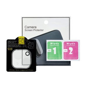 5D Full Glue Camera Tempered Glass - for iPhone 13 / 13 Mini Transparent