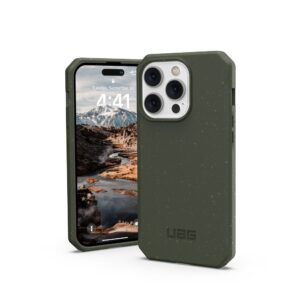 ( UAG ) Urban Armor Gear Biodegradable Outback case for iPhone 14 PRO MAX green