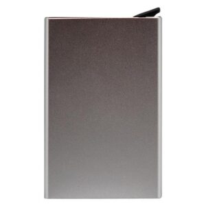 Aluminium Pop Up Case inos for Credit Cards Silver