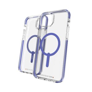 Gear4 Santa Cruz Snap case for iPhone 14 PLUS compatible with MagSafe periwinkle