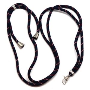 Universal Neck Strap inos for mobile phones Tricolore Navy-Red-White