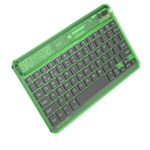 HOCO wireless bluetooth keyboard Tranparent Discovery S55 green
