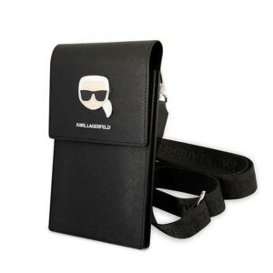 Universal bag for mobile Karl Lagerfeld KLWBSAKHPK (KH Metal / black)