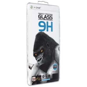 3D Full Cover Tempered Glass X-ONE - for Samsung Galaxy S23 Ultra (case friendly) - working fingerprint sensor