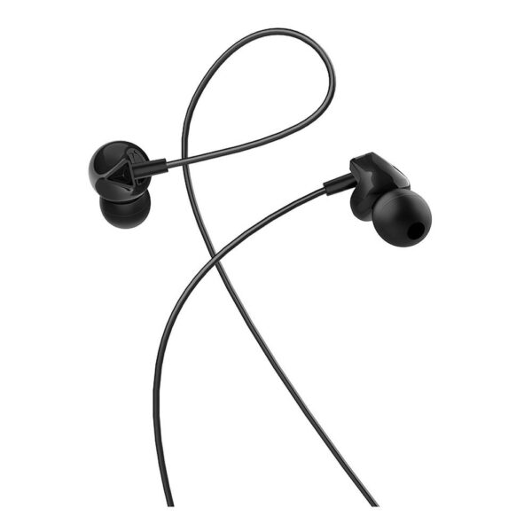 HOCO earphones M60 Perfect sound universal earphones with mic black