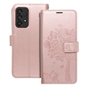 MEZZO Book case for SAMSUNG A53 5G tree rose gold