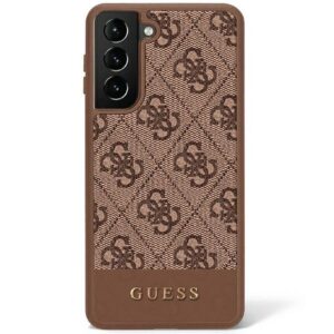 Original faceplate case GUESS GUHCS23MG4GLBR for SAMSUNG S23 Plus (4G Bottom Sprite / brown)