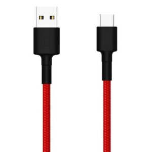 USB 2.0 Cable Xiaomi Mi Braided USB Α to USB C SJX10ZM 1m Red (Bulk)
