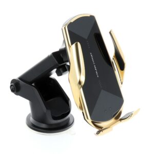 Car holder with wireless charging automatic sensor HS3 15W gold