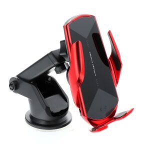 Car holder with wireless charging automatic sensor HS3 15W red