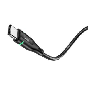 HOCO cable USB magnetic Shadow LED for Typ C 3A U93 black