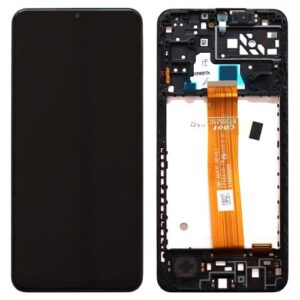 LCD with Touch Screen & Front Cover Samsung A047F Galaxy A04s Black (Original)
