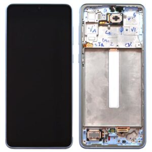 LCD with Touch Screen & Front Cover Samsung A336B Galaxy A33 5G Light Blue (Original)