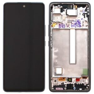 LCD with Touch Screen & Front Cover Samsung A536B Galaxy A53 5G Black (Original)