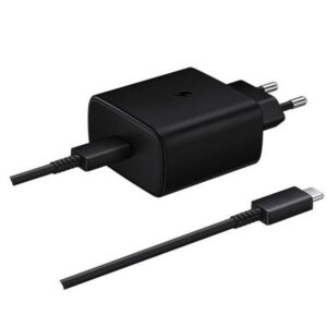 Original Wall Charger Samsung Fast Charger EP-TA845XBEGWW USB Typ C 3A 45W black blister