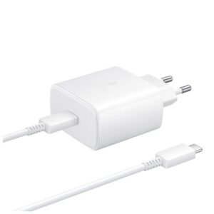 Original Wall Charger Samsung Fast Charger EP-TA845XWEGWW USB Typ C 2A 45W white blister
