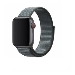 Strap Devia Sport3 Band Apple Watch 4/ 5/ 6/ 7/ 8/ SE (38/ 40/ 41mm) Deluxe Series Storm Grey