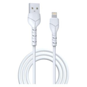 USB 2.0 Cable Devia EC143 USB A to Lightning 1m Kintone Series White