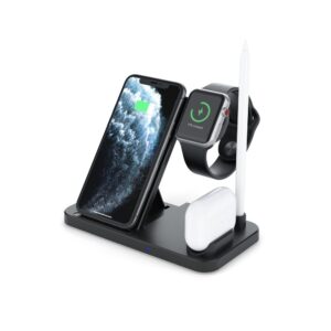 Wireless charger Qi 4in1 10W W30 black