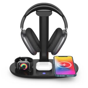 Wireless charger Qi 4in1 15W B15A black