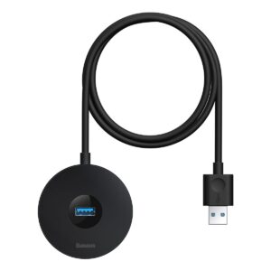 BASEUS HUB 4in1 USB to USB3.0 / 3x USB2.0 CAHUB-U01 black
