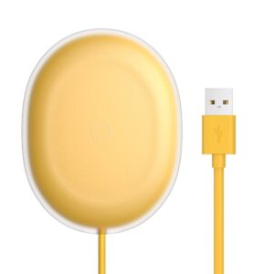 BASEUS Jelly wireless charger for mobile and watch QI 15W yellow WXGD-0Y