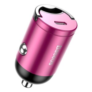 BASEUS car charer Type C PD30W Power Delivery Quick Charger QC4.0 Tiny Star pink VCHX-B04