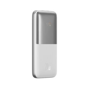 Power Bank BASEUS Bipow Pro Overseas Edition - 10 000mAh Quick Charge PD 20W with cable USB to Type-C PPBD040202 white