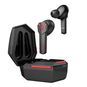 Bluetooth earphones TWS ART AP-TW-G10 GAMING with microphone and docking station with Type C black