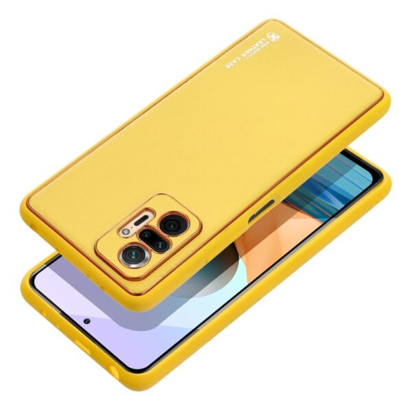 LEATHER Case for XIAOMI Redmi NOTE 12 PRO+ 5G yellow