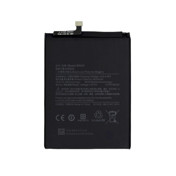 BN55 Συμβατή Μπαταρία Αντικατάστασης 5020mAh για Redmi Note 9S