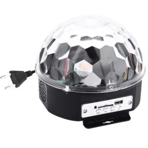 Disco ball with speaker + re
