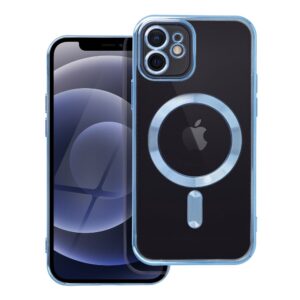 Electro Mag Cover case compatible with MagSafe for IPHONE 12 blue