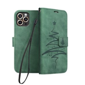 Forcell MEZZO Book case for SAMSUNG Galaxy A52 5G / A52 LTE ( 4G ) / A52s 5G christmas tree green